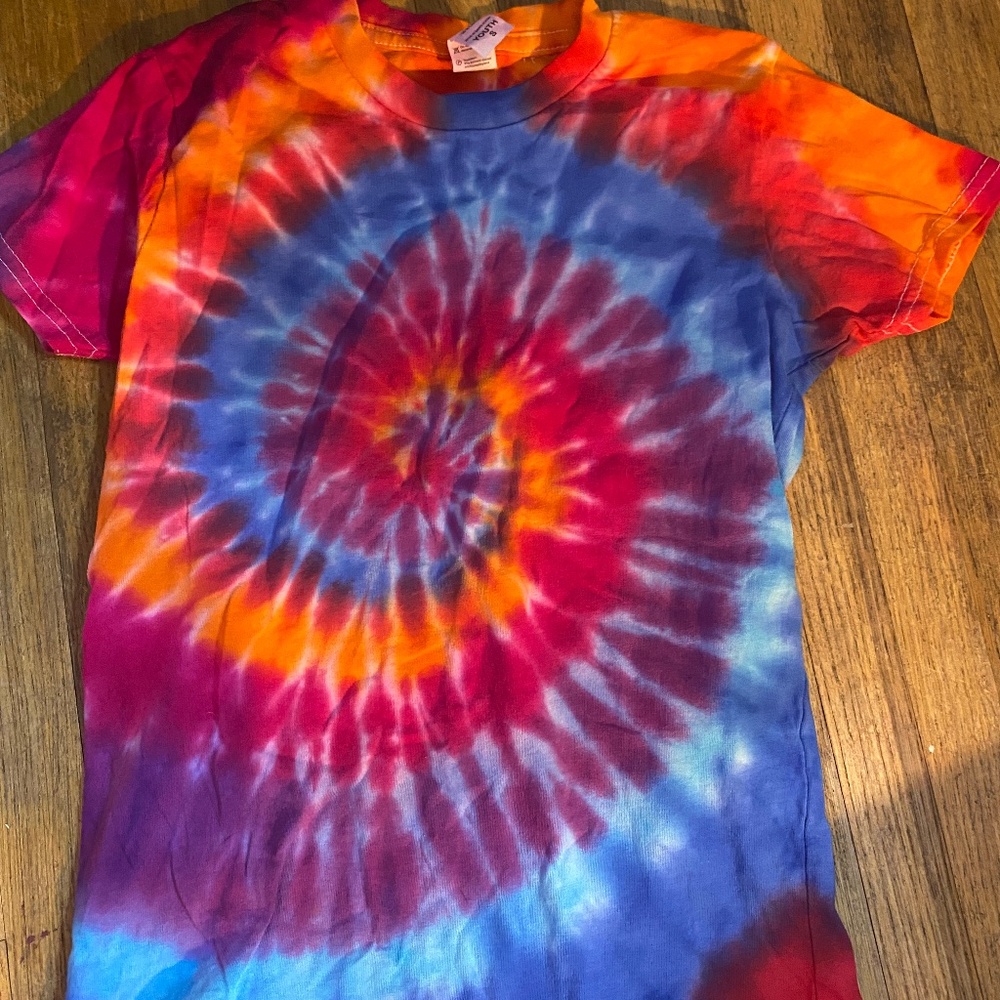 tie dye t-shirt.